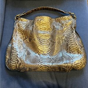 Giorgio Armani Made in Italy Snakeskin Tote or
Shoulder Bag